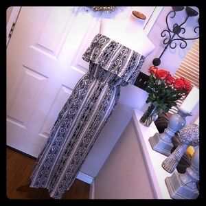 Beautiful love...ady Ruffle Top Maxi Dress